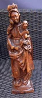 Mariabeeld hout Madonna met kind, Ophalen