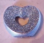 Kleine hartvormige vaas +-20cm Valentine, Ophalen, Gebruikt, Aardewerk of Porselein, Minder dan 50 cm