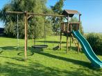 Houten schommel, Kinderen en Baby's, Speelgoed | Buiten | Speeltoestellen, Ophalen, Gebruikt, Glijbaan