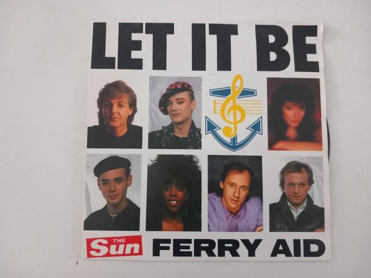 7" single Ferry Aid Let it be Zeebrugge ramp 1987 pop, Cd's en Dvd's, Vinyl Singles, Single, Pop, 7 inch, Ophalen of Verzenden