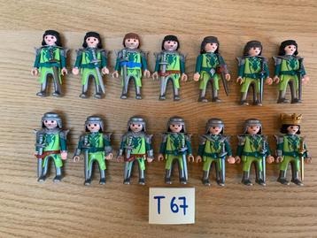 PLAYMOBIL T67 - LOT 14 RIDDERS beschikbaar voor biedingen
