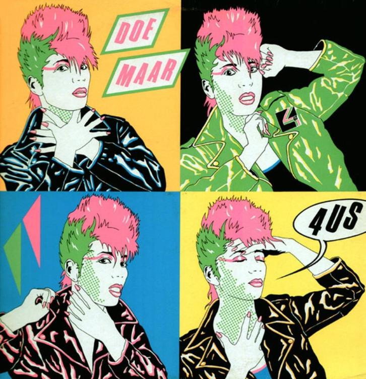 Doe Maar ‎– 4US, Cd's en Dvd's, Vinyl | Nederlandstalig, Gebruikt, Pop, 12 inch, Ophalen of Verzenden