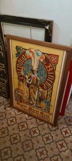 Prachtige originele poster van Gilles de Binche inclusief li, Ophalen