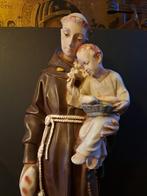 Hoogte 66 Cm Vintage Hars Beeld van Antonius van Padua, Antiek en Kunst, Ophalen of Verzenden