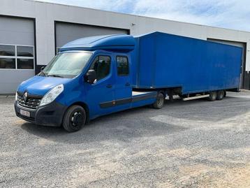 2015 Renault Master met oplegger (BE combinatie) beschikbaar voor biedingen