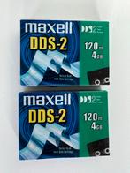 2 videocassettes maxell dds-2 digitaal 4gb 120m nieuw, Overige merken, Ophalen of Verzenden, Camera, Nieuw