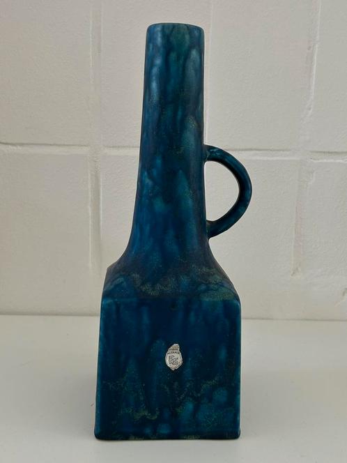 Blauw/groene Vaas ES Keramik, Antiek en Kunst, Antiek | Vazen, Ophalen of Verzenden