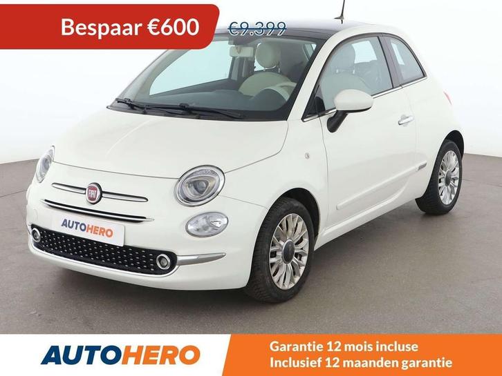 Fiat 500 1.2 Lounge (bj 2017), Auto's, Fiat, Te koop, ABS, Airbags, Airconditioning, Bluetooth, Boordcomputer, Centrale vergrendeling