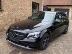 Mercedes C 200d automaat 3/2021 54000 km amg pack, Autos, Cuir et Alcantara, Euro 6, Entreprise, Noir