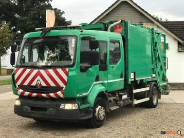 Renault  Midlum 270.16 Dubbel Cabine Vuilniswagen beschikbaar voor biedingen