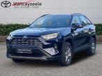 Toyota RAV-4 Dynamic Plus 4X4+afn. trekhaak+cam+gps+sens V+A, Auto's, Toyota, Blauw, 5 deurs, Hybride Elektrisch/Benzine, Rav4