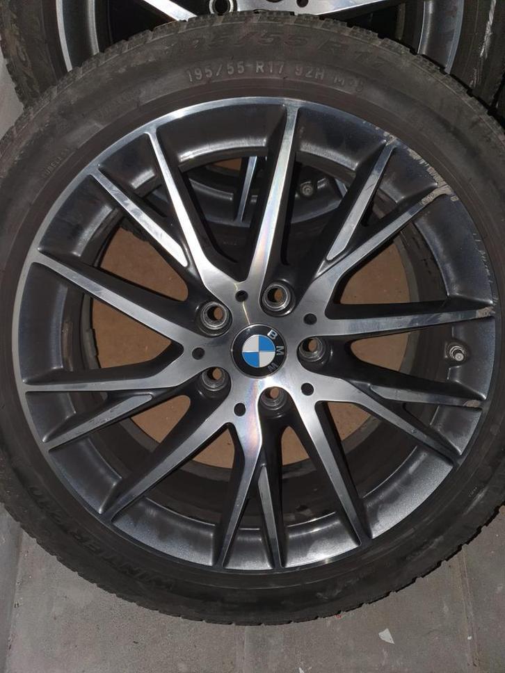 4 Jantes 17'' BMW Original pneus WINTER, Auto-onderdelen, Banden en Velgen, Banden en Velgen, Winterbanden, 17 inch, Ophalen