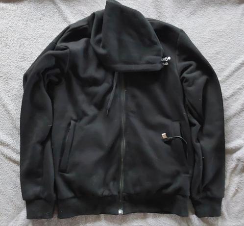 Verwarmde hoodie, Kleding | Heren, Truien en Vesten, Zo goed als nieuw, Maat 48/50 (M), Zwart, Ophalen