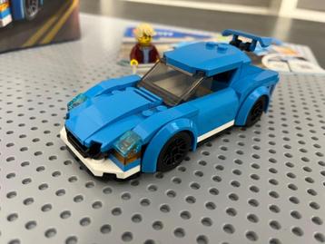 Lego city 60285 blauwe auto