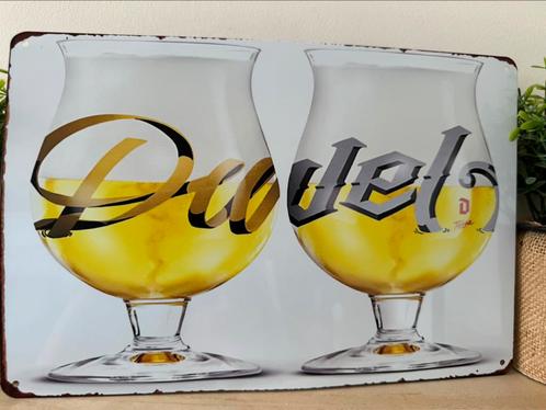 Metalen reclamebord Duvel, Verzamelen, Biermerken, Nieuw, Reclamebord, Plaat of Schild, Duvel, Ophalen of Verzenden