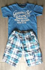 Short + T-shirt - Petrol Industries - maat 140, Petrol Industries, Ophalen of Verzenden, Zo goed als nieuw, Setje