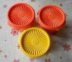 3 Tupperware jaune et orange vintage, Ophalen, Gebruikt, Geel, Bus of Trommel