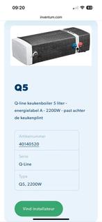 Boiler inventum, Ophalen, Zo goed als nieuw, Boiler