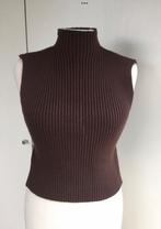 Nieuw mouwloos truitje ZARA maat M, Kleding | Dames, Topjes, Maat 38/40 (M), Bruin, ZARZ, Nieuw