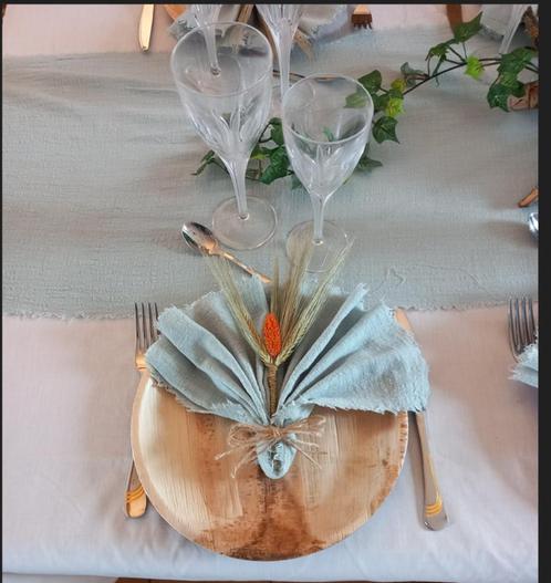 Tafeldecoratie - doop - bruiloft - bruiloft - barbecue - fee, Hobby en Vrije tijd, Feestartikelen, Zo goed als nieuw, Versiering