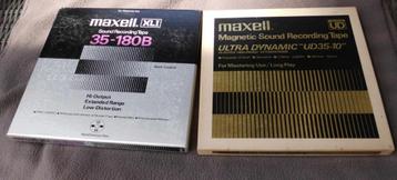 Maxell metalen spoelen met tape .(26 cm) is zeer goede staat beschikbaar voor biedingen