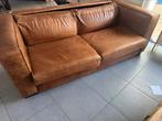 Canape lit cuir marron maison du monde, Huis en Inrichting, Zetels | Zetels, Ophalen, Vintage