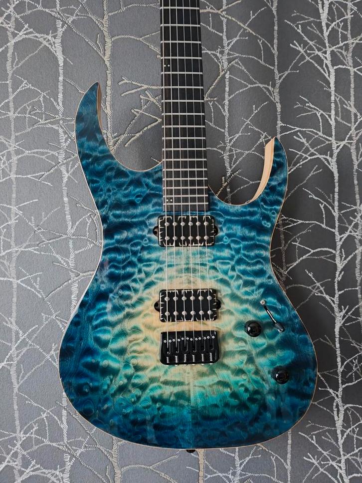 Wel Guitars Elysium Cerulean Blue Burst 2023, Muziek en Instrumenten, Snaarinstrumenten | Gitaren | Elektrisch, Zo goed als nieuw