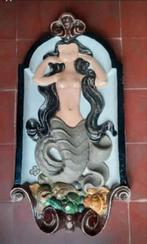 XL ceramic wall plate 1950s, Ophalen of Verzenden
