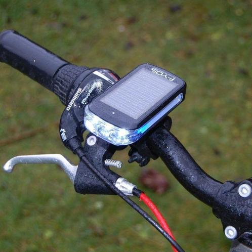 LED fietsverlichting met zonnepaneel, Hobby en Vrije tijd, Elektronica-componenten, Nieuw, Ophalen of Verzenden