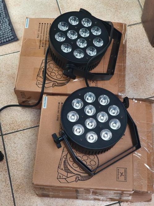 10 x led 10x10w Nicols aster par 1210, Muziek en Instrumenten, Licht en Laser, Zo goed als nieuw, Ophalen of Verzenden