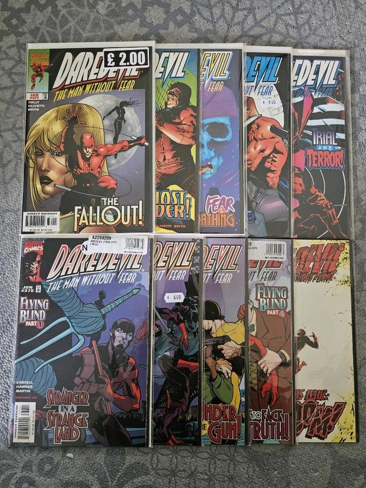 Daredevil (vol.1) #371-380 (1998), Boeken, Strips | Comics, Gelezen, Complete serie of reeks, Ophalen