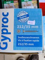 Gyproc snelbouwschroeven 212/35 mm (zelftappend), Ophalen, Zo goed als nieuw, Schroeven