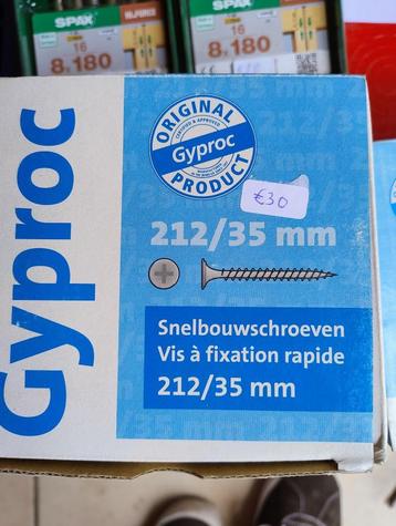 Gyproc snelbouwschroeven 212/35 mm (zelftappend)  beschikbaar voor biedingen