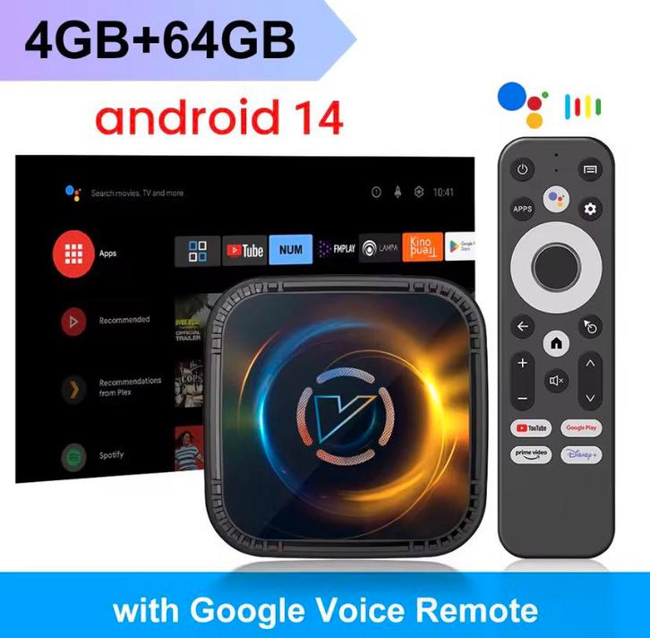 IPTV box android 14 4gb 64gb, Audio, Tv en Foto, Mediaspelers, Zo goed als nieuw, HDMI, Ophalen of Verzenden