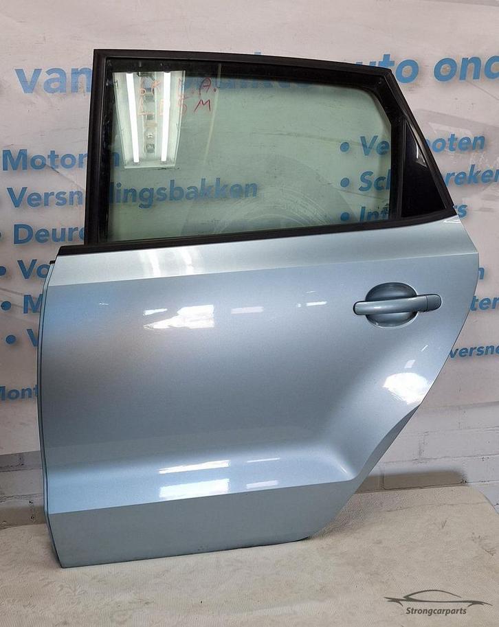 Deur Portier VW Polo 6R 6C links achter kleur LD5M compleet, Auto-onderdelen, Carrosserie, Deur, Volkswagen, Gebruikt, Ophalen of Verzenden