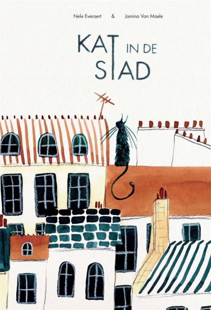 Nele Everaert - Kat in de stad, Boeken, Kinderboeken | Kleuters, Nieuw, Ophalen of Verzenden