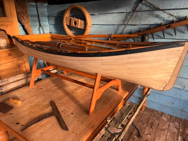 Unieke salontafel roeiboot, Huis en Inrichting, Tafels | Salontafels, Zo goed als nieuw, Ophalen