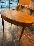 Table ovale bois, Vintage, Enlèvement, Utilisé, 75 cm ou plus