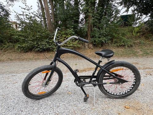 Cruiser Electra Straight 8 Noir mat, Fietsen en Brommers, Fietsen | Cruisers en Lowriders, Gebruikt, Chopper, Ophalen