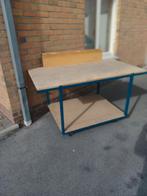 Werkbank Werktafel Staat Op wielen legplank L147B75H85 P65eu, Ophalen of Verzenden