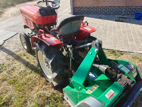 Yanmar YM1510 minitractor met klepelmaaier, Zakelijke goederen, Landbouw | Tractoren, Overige merken, tot 80 Pk, Gebruikt, Ophalen