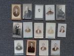 14 portraits anciens, hommes, barbes, moustaches, militaires, Envoi