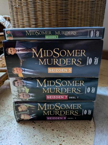 4 x dvd box Midsomer Murders  beschikbaar voor biedingen