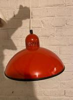 Lampe suspendue vintage en émail rouge, Enlèvement