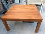 hardhouten vierkante tafel, Huis en Inrichting, Tafels | Eettafels, Ophalen, Vierkant, 100 tot 150 cm, 100 tot 150 cm