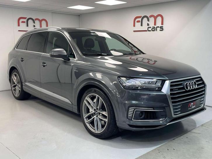 Audi Q7 3.0 TDI e-tron quattro tiptronic S-Line Pano Leder, Auto's, Audi, Bedrijf, Te koop, Q7, 4x4, ABS, Adaptieve lichten, Adaptive Cruise Control