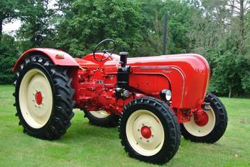 2x Porsche Diesel Master 418 & 408 Oldtimer Tractor ZELDZAAM disponible aux enchères