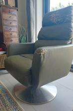 Groene draaistoel, Huis en Inrichting, Fauteuils, Ophalen, Gebruikt
