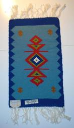 KELIM LOPERTJE BLAUW 50x30 cm NIEUW, Minder dan 50 cm, 50 tot 100 cm, Nieuw, Rechthoekig