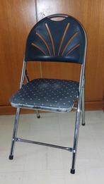Chaise pliante métal, Gris, Enlèvement, Utilisé, Métal